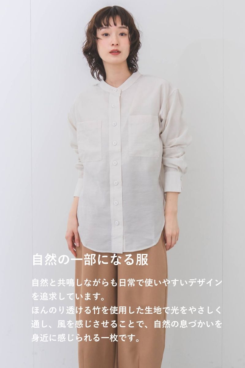 ナインアール,rrrrrrrrr,リトルシアーカラーシャツ