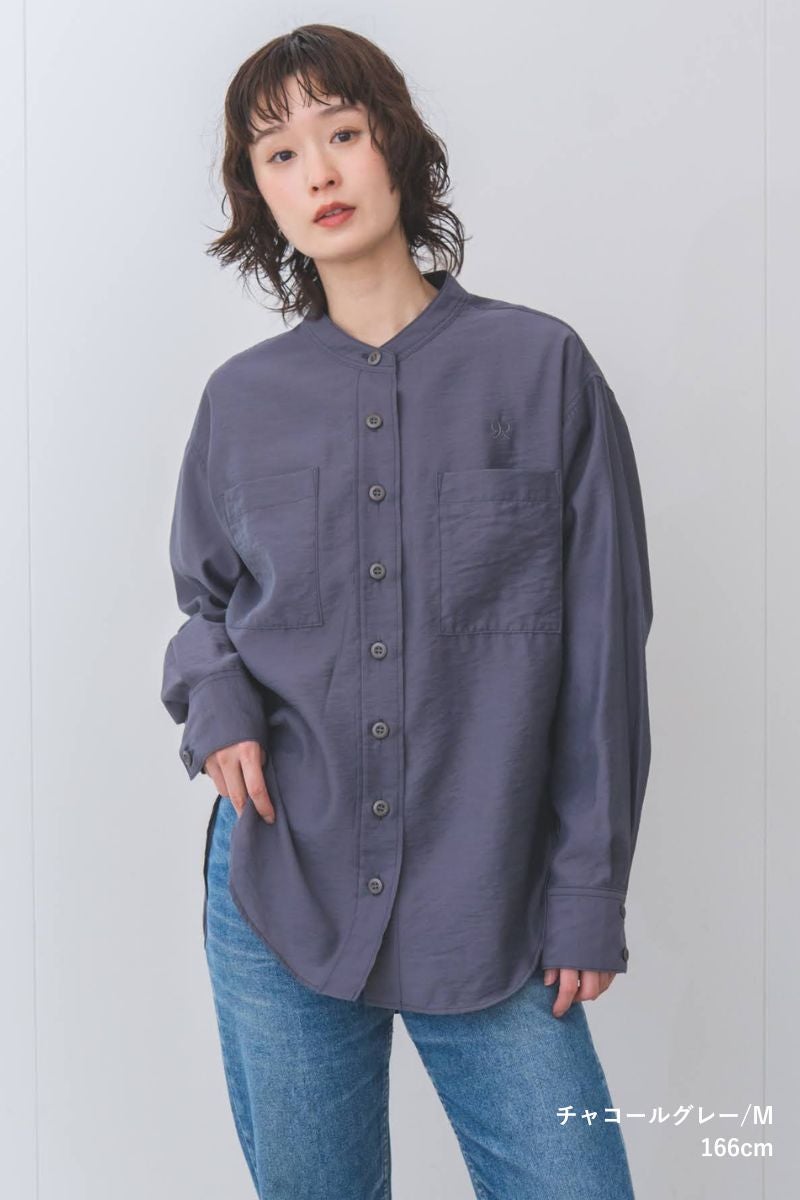 ナインアール,rrrrrrrrr,リトルシアーカラーシャツ