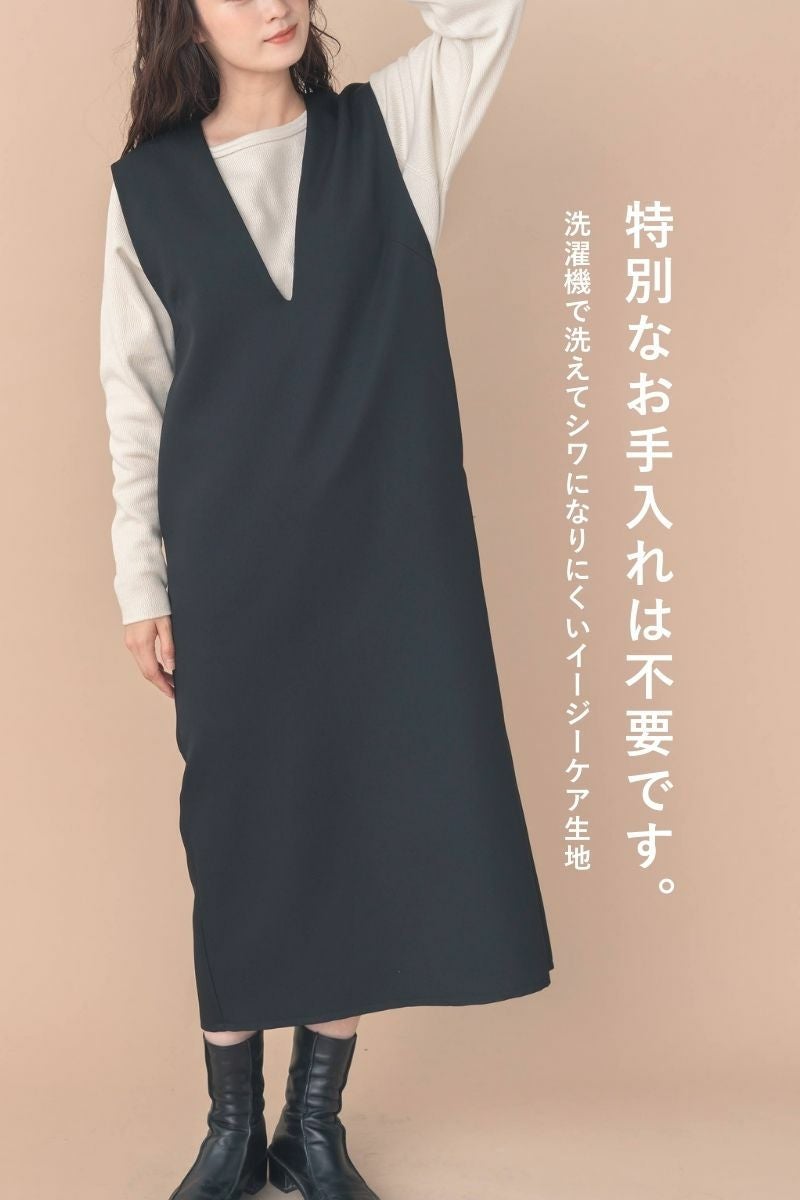 rrrrrrrrr,ナインアール,オールシーズンVネックワンピース