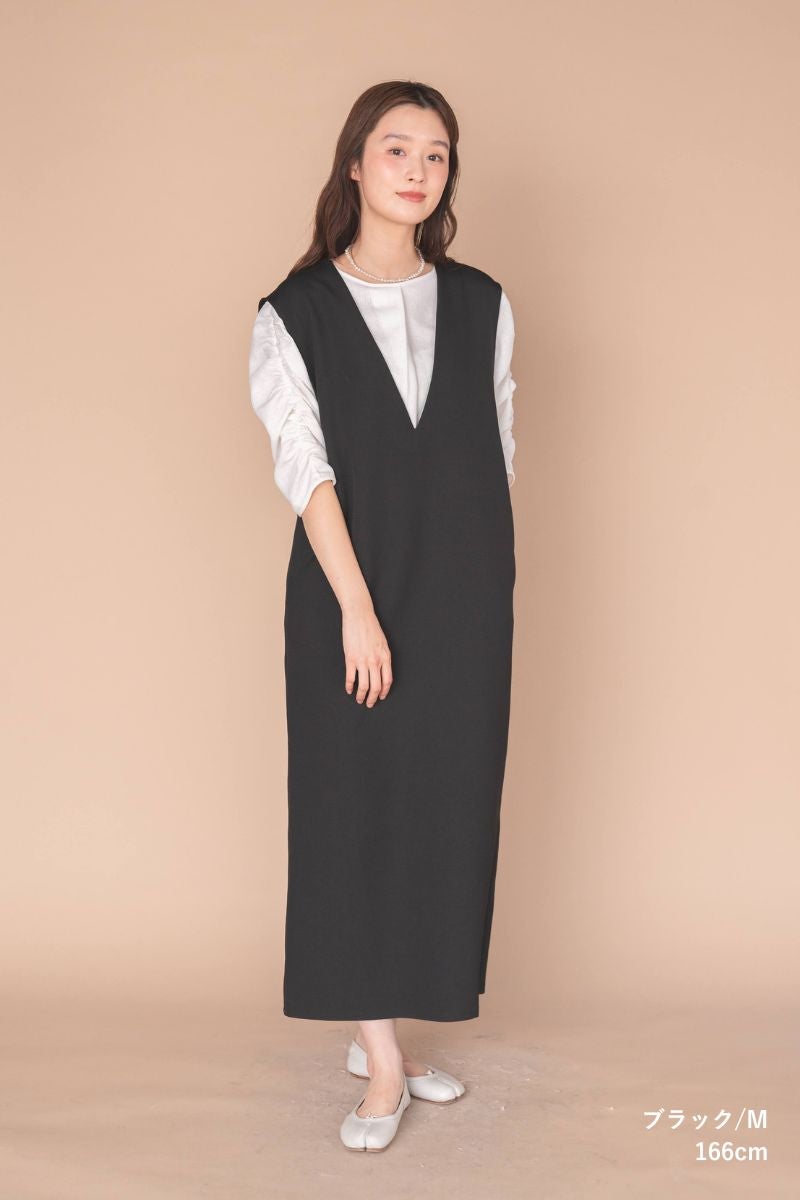 オールシーズン Vネック ワンピース の商品ページ｜レディース