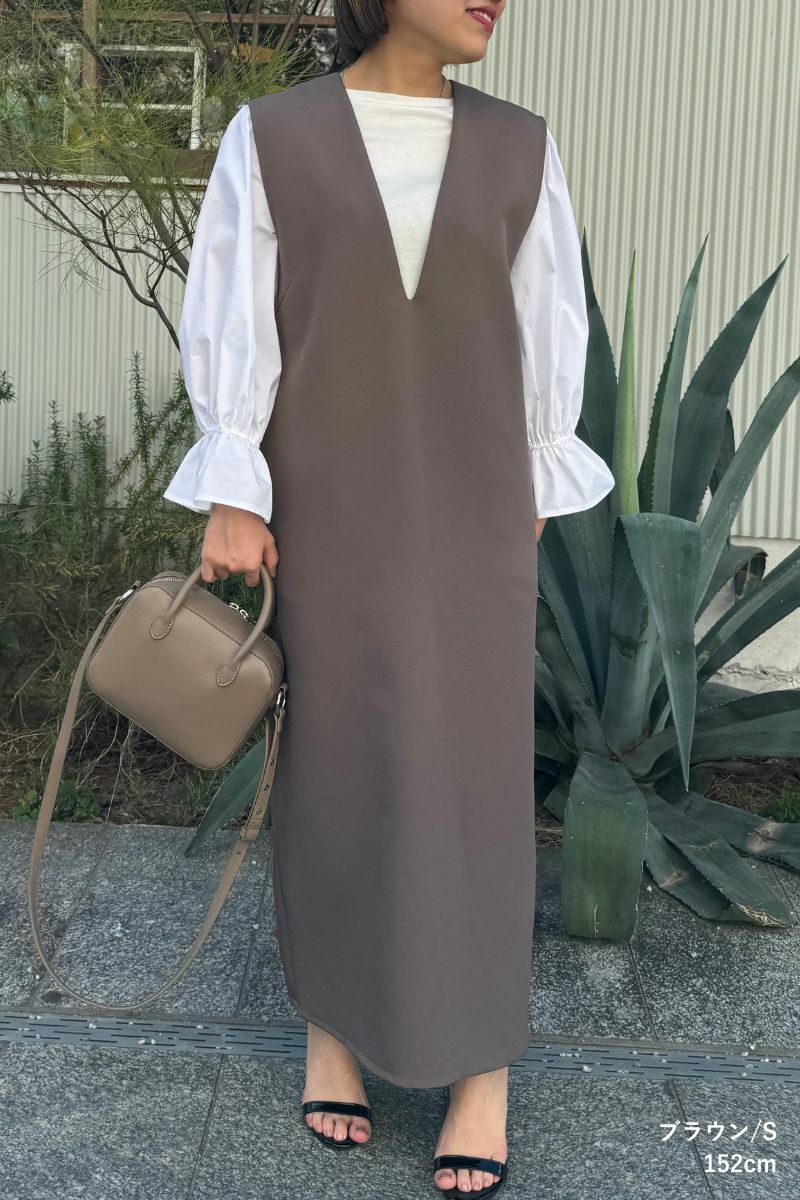 オールシーズン Vネック ワンピース の商品ページ｜レディース