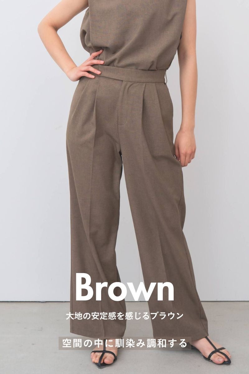 最短当日発送】リネン風素材の夏用パンツ｜レディースファッション通販