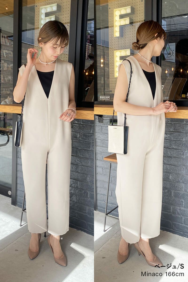 ナインアール,rrrrrrrrr,オールシーズンVネックオールインワン