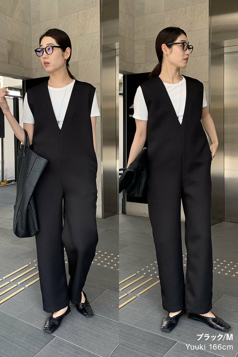 オールシーズンVネックオールインワン | オールインワン | 《公式