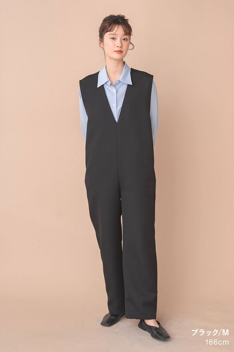 ナインアール,rrrrrrrrr,オールシーズンVネックオールインワン