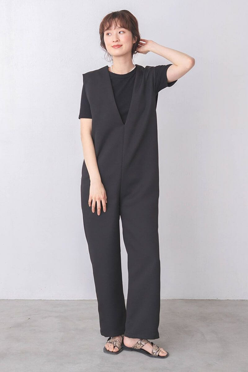 ナインアール,rrrrrrrrr,オールシーズンVネックオールインワン