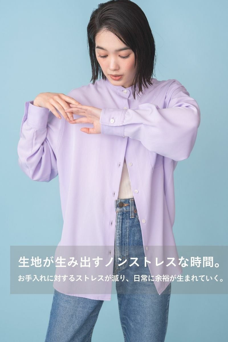 ナインアール,rrrrrrrrr,プレミアムノーカラーシャツ