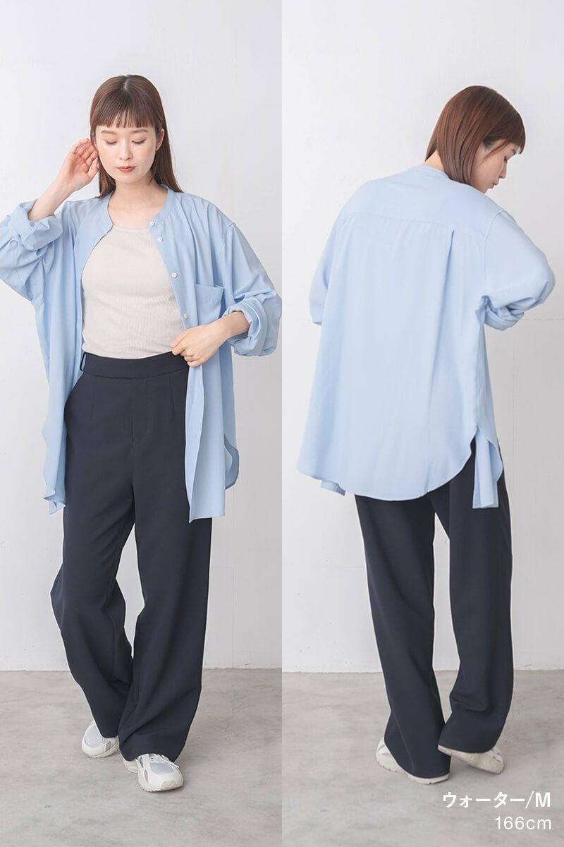 ナインアール,rrrrrrrrr,プレミアムノーカラーシャツ