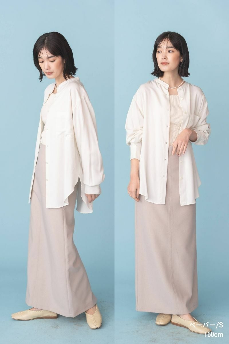 ナインアール,rrrrrrrrr,プレミアムノーカラーシャツ