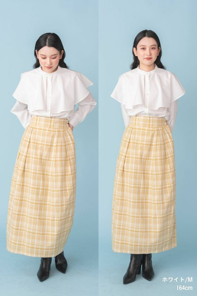 ナインアール,rrrrrrrrr,リサイクルコットンケープブラウス