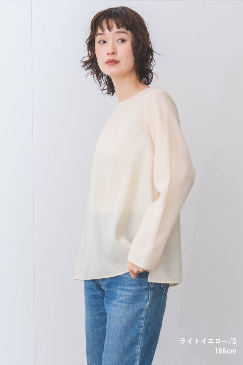 rrrrrrrrr,ナインアール,リトルシアーカラープルオーバー