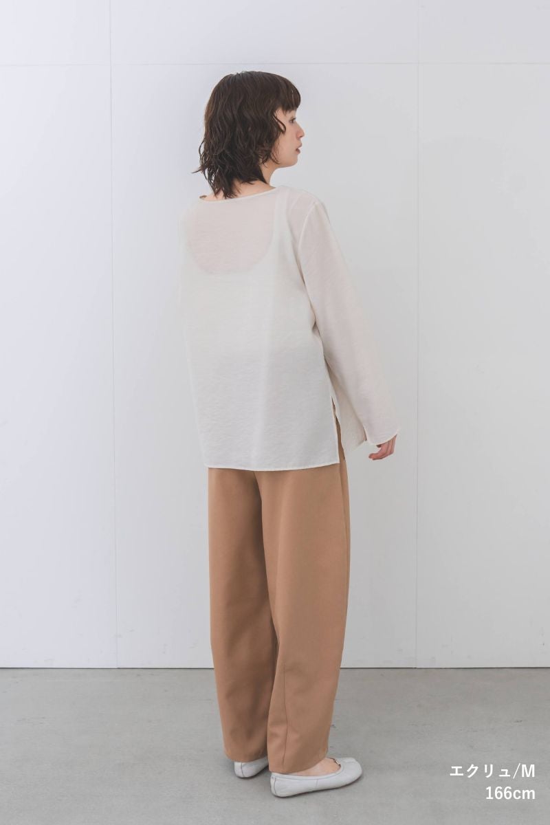 rrrrrrrrr,ナインアール,リトルシアーカラープルオーバー