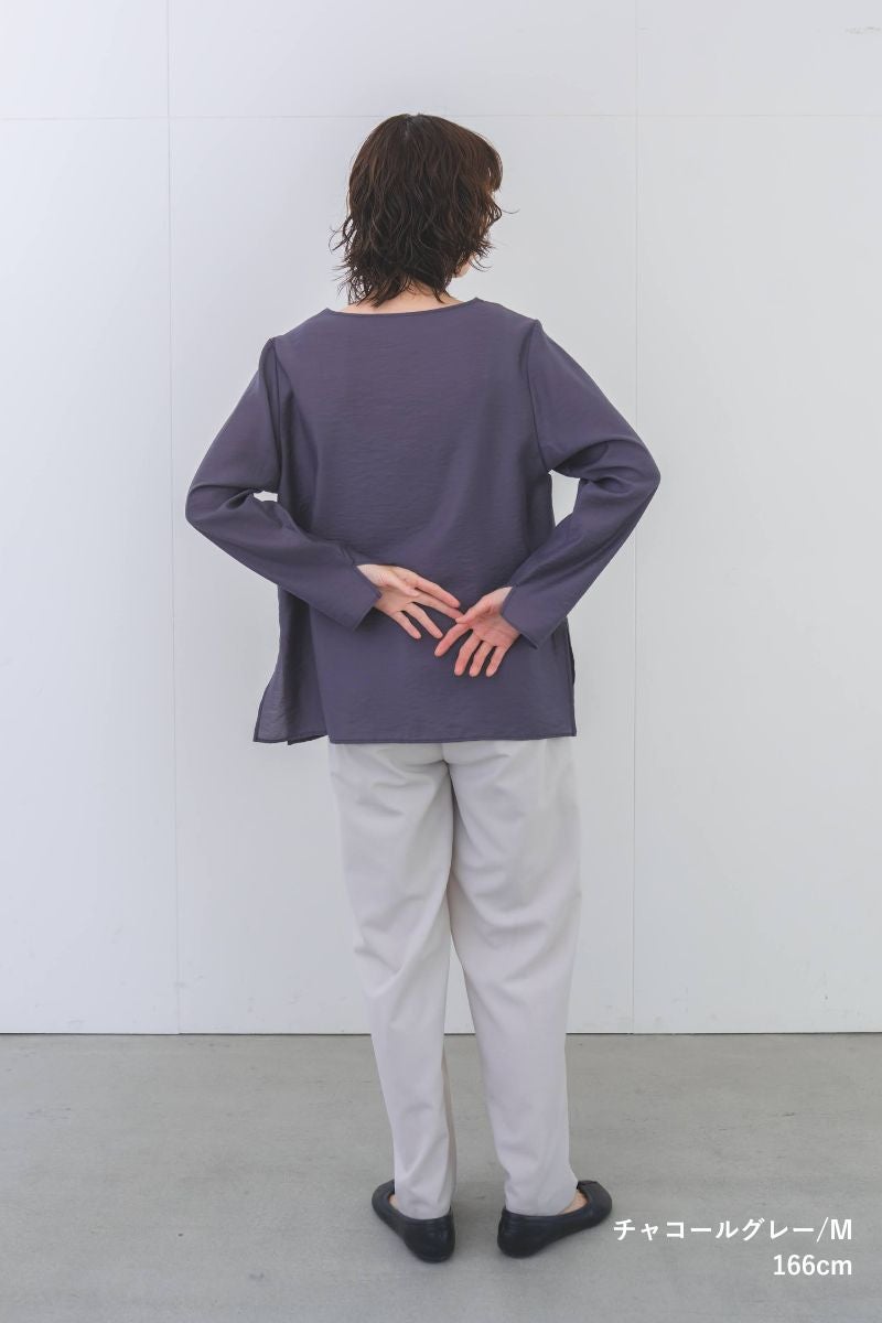 rrrrrrrrr,ナインアール,リトルシアーカラープルオーバー