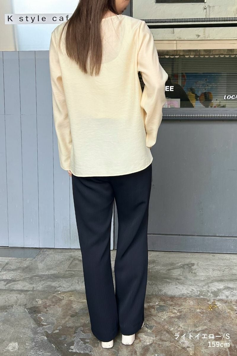 rrrrrrrrr,ナインアール,リトルシアーカラープルオーバー