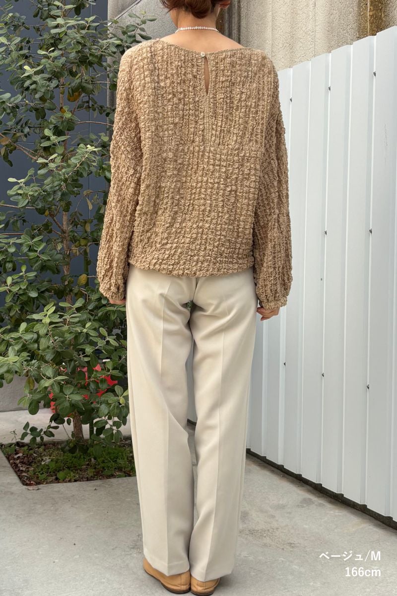 オーガニックコットンシュリンクレースブラウス | トップス | 《公式