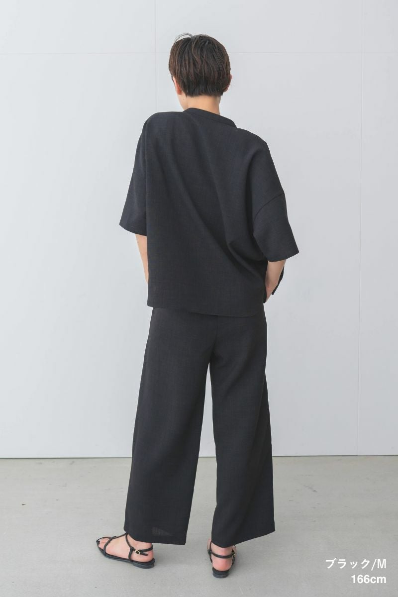 ナインアール,rrrrrrrrr,リネンライクパンツ,sumi,ミニマリスト