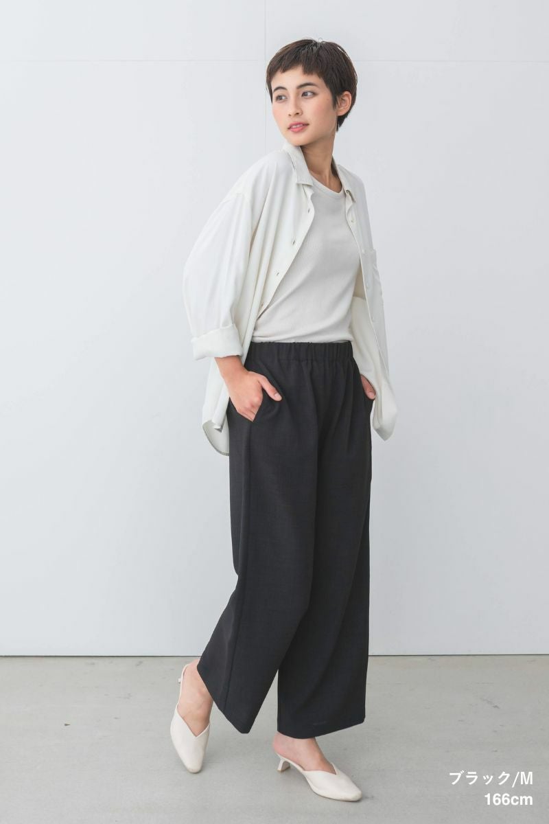 ナインアール,rrrrrrrrr,リネンライクパンツ,sumi,ミニマリスト
