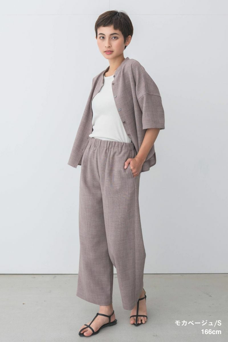 ナインアール,rrrrrrrrr,リネンライクパンツ,sumi,ミニマリスト