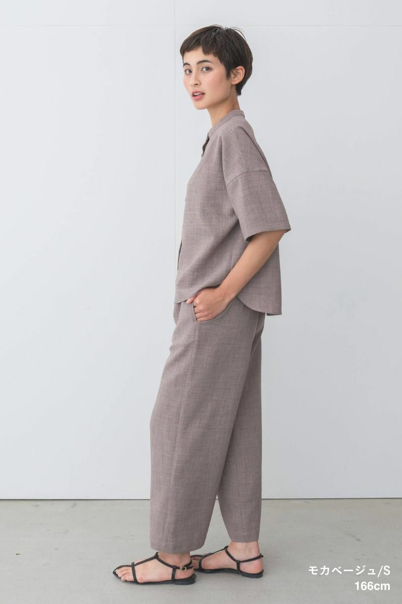 ナインアール,rrrrrrrrr,リネンライクパンツ,sumi,ミニマリスト