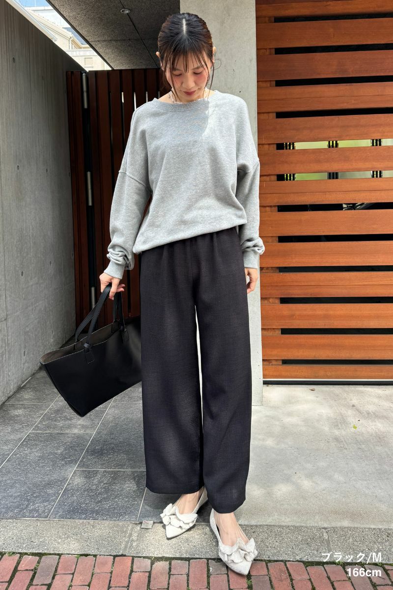 ナインアール,rrrrrrrrr,リネンライクパンツ,sumi,ミニマリスト