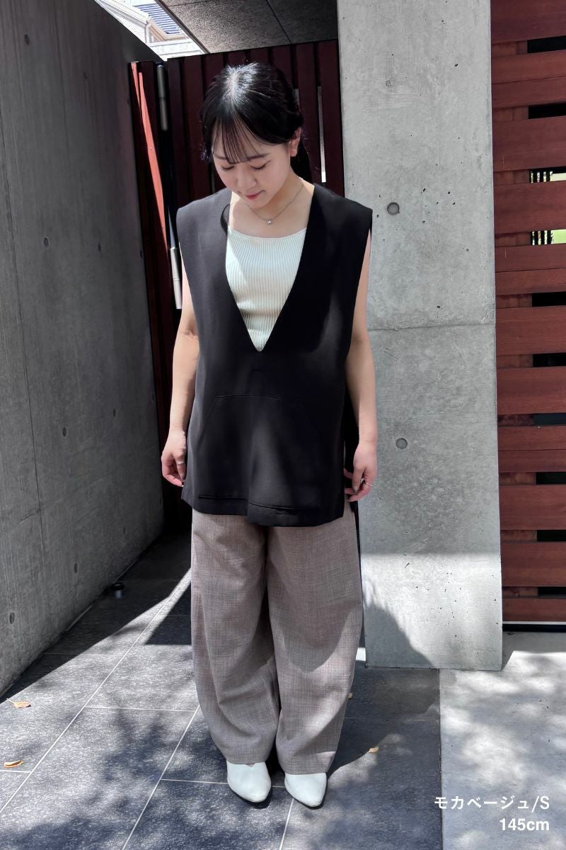 ナインアール,rrrrrrrrr,リネンライクパンツ,sumi,ミニマリスト