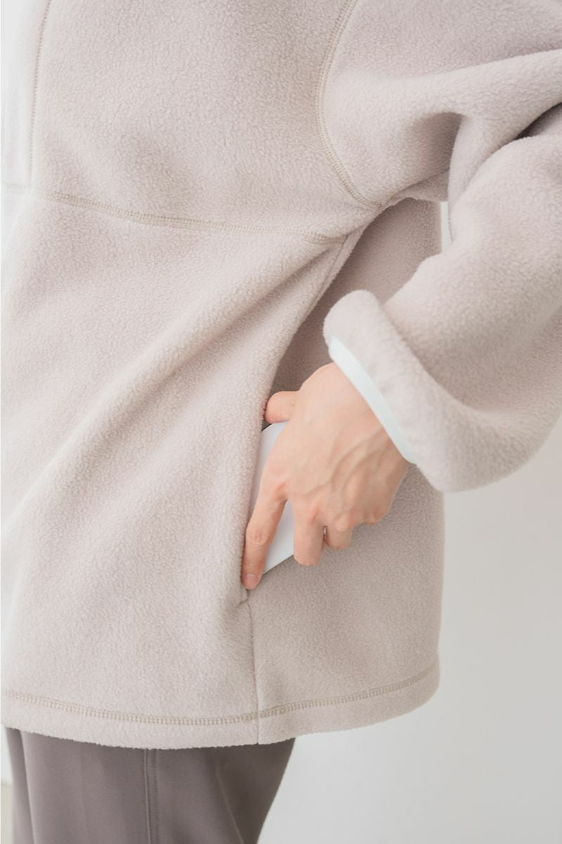 ライトエコフリースハーフジップ