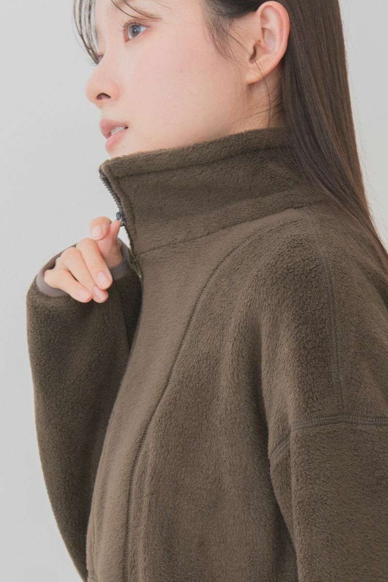 ライトエコフリースハーフジップ