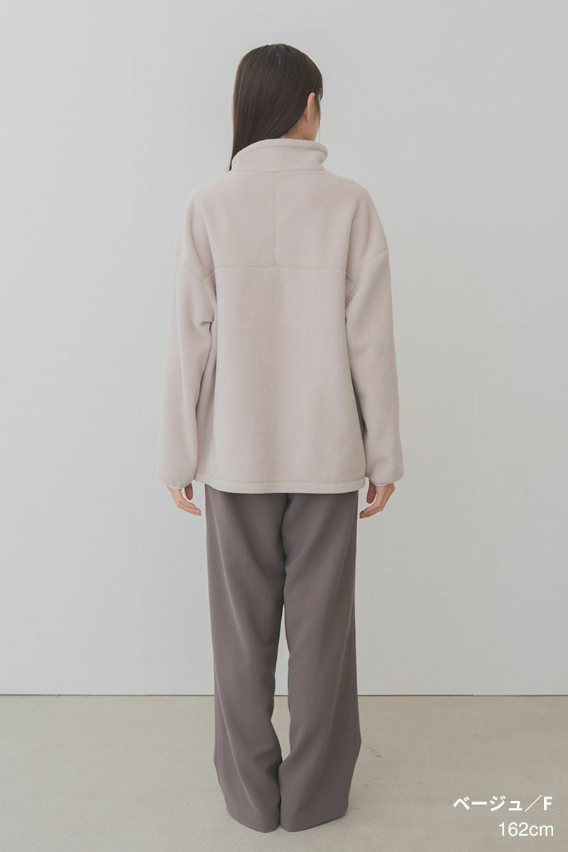 ライトエコフリースハーフジップ