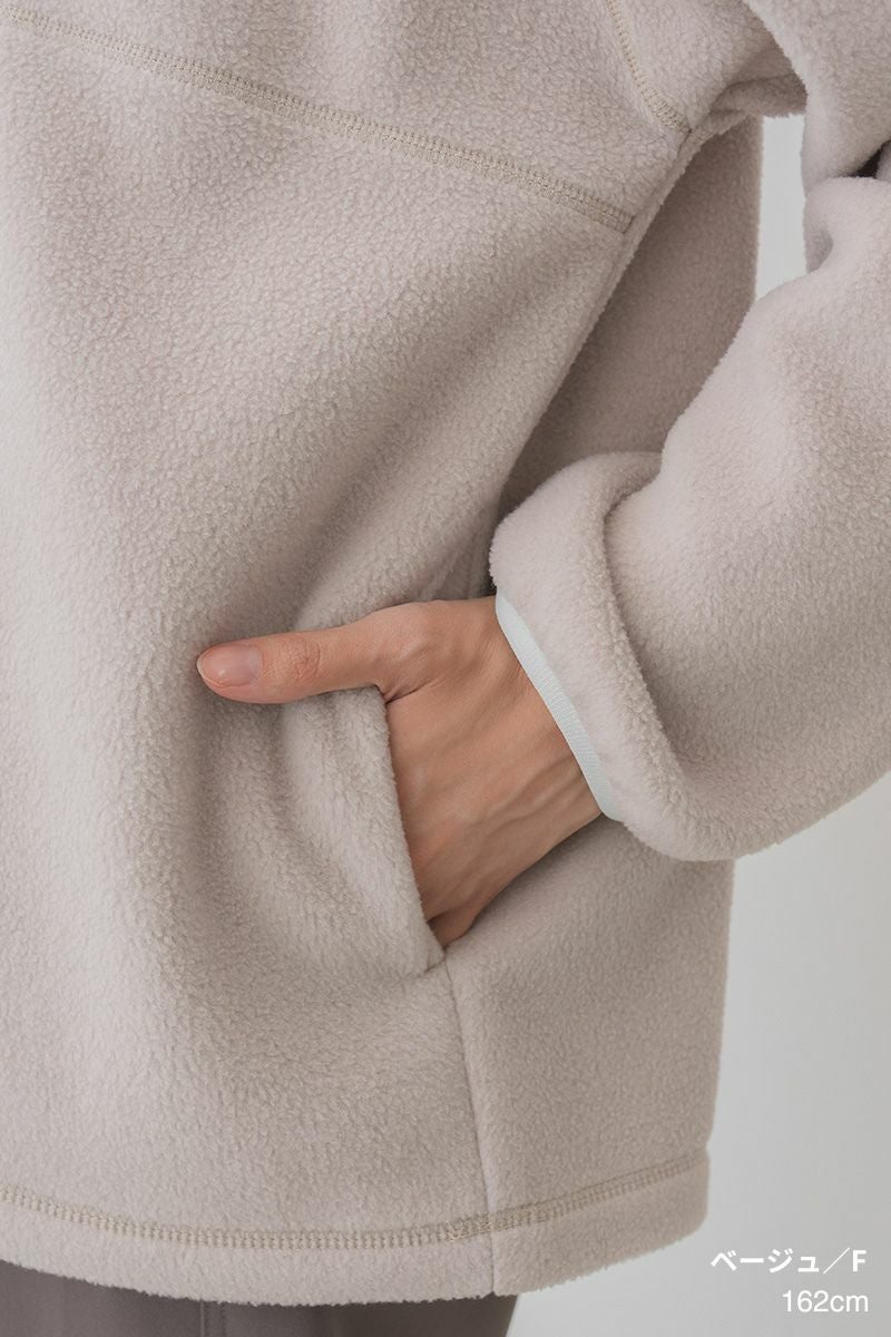 ライトエコフリースハーフジップ