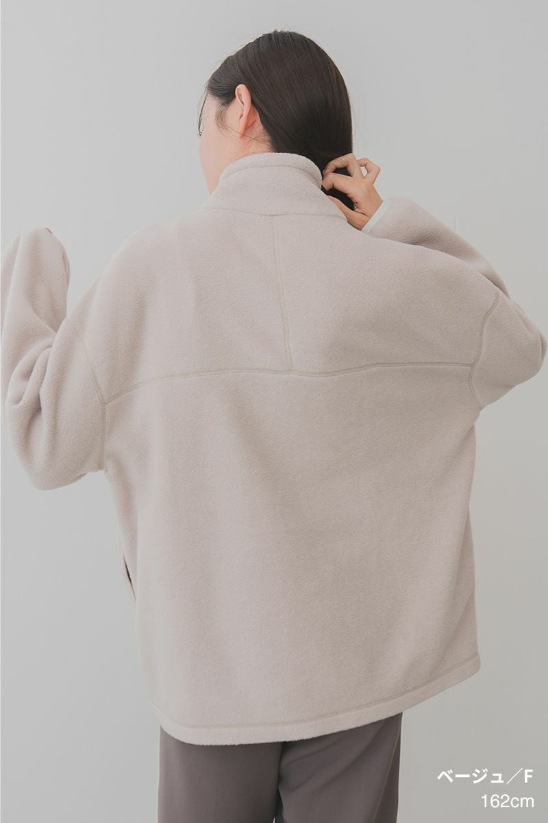 ライトエコフリースハーフジップ